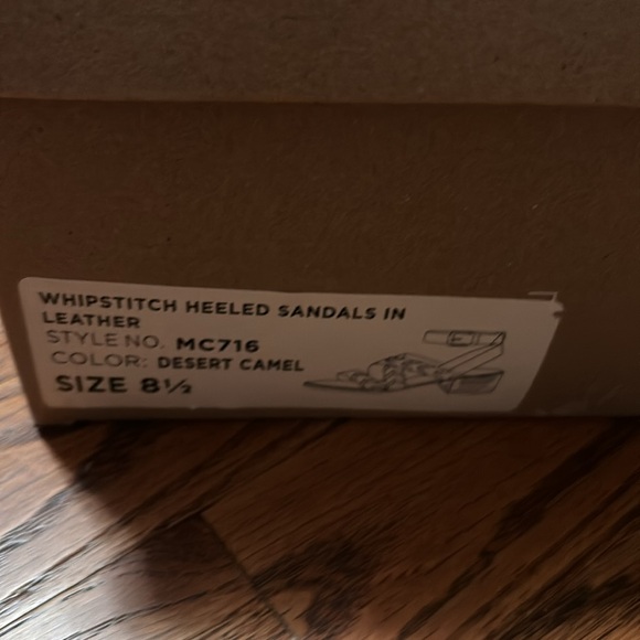 Madewell size 8 1/2 whipstitch heeled sandals - Picture 4 of 6